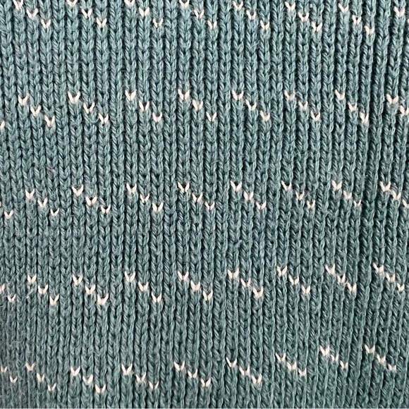 Vintage sweater vest, the fox sweater, size small light teal JCPenney - Picture 13 of 13